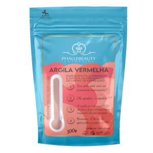 ARGILA VERMELHA EM PÓ - 100GR