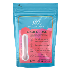 ARGILA ROSA EM PÓ - 100GR
