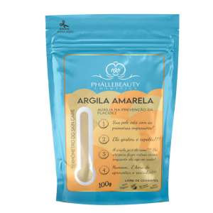 ARGILA AMARELA EM PÓ - 100GR