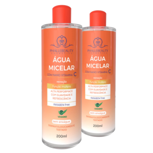 ÁGUA MICELAR NANO VITAMINA C - 200ML