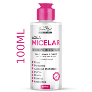 ÁGUA MICELAR - 100ML - FACEBEAUTIFUL