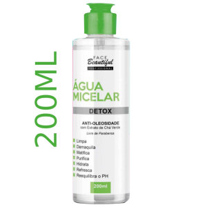 ÁGUA MICELAR DETOX - 200ML - FACEBEAUTIFUL