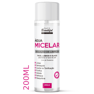 ÁGUA MICELAR 200ML - FACEBEAUTIFUL