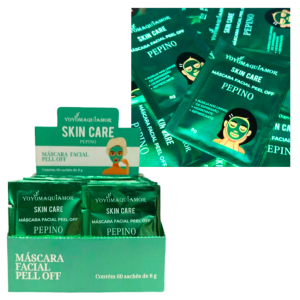SACHE MASCARA FACIAL PEEL OFF - PEPINO - YOYO