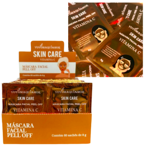 SACHE MASCARA FACIAL PEEL OFF - VITAMINA C - YOYO