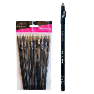 LÁPIS PARA OLHOS - PRETO COM APONTADOR - MIA MAKE
